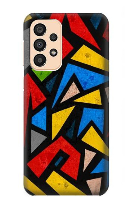 S4044 Art urbain abstrait Etui Coque Housse pour Samsung Galaxy A33 5G