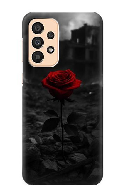 S4048 Ruines de roses rouges Etui Coque Housse pour Samsung Galaxy A33 5G