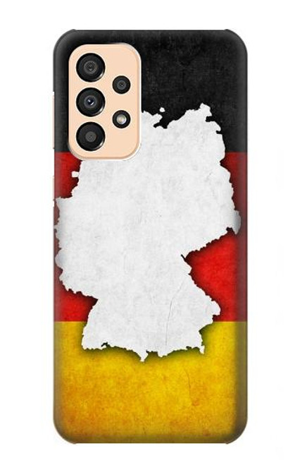 S4055 Drapeau allemand Etui Coque Housse pour Samsung Galaxy A33 5G