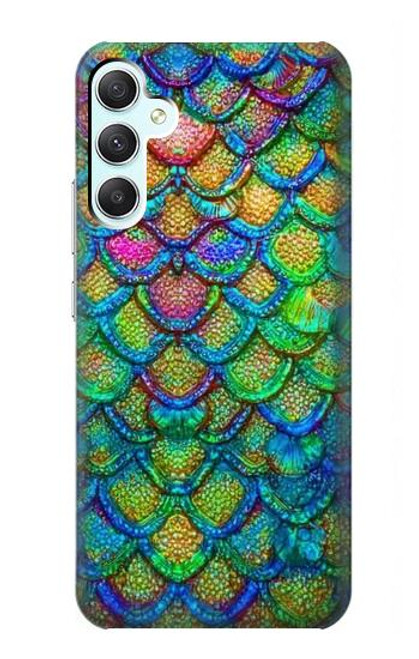 S4071 Écailles de sirène colorées Etui Coque Housse pour Samsung Galaxy A34 5G