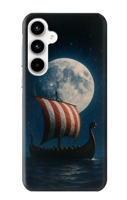 S4040 Navire de guerre viking Etui Coque Housse pour Samsung Galaxy A35 5G