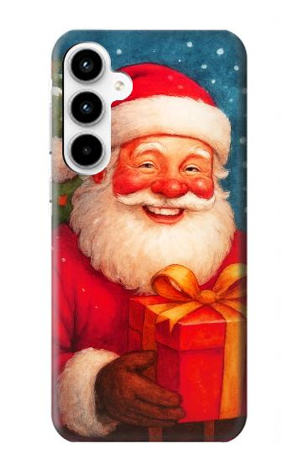 S4046 Joyeux Père Noël Etui Coque Housse pour Samsung Galaxy A35 5G