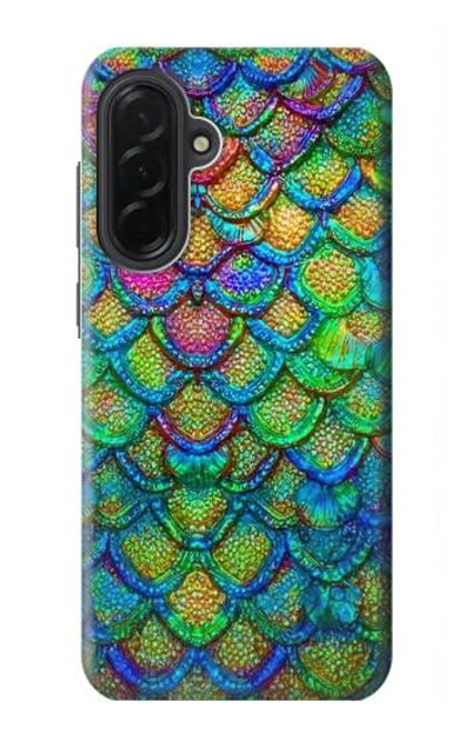 S4071 Écailles de sirène colorées Etui Coque Housse pour Samsung Galaxy A36