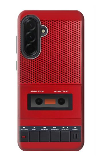 S4073 Cassette rouge vintage Graphique du joueur Etui Coque Housse pour Samsung Galaxy A36