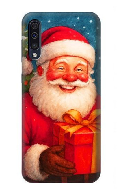 S4046 Joyeux Père Noël Etui Coque Housse pour Samsung Galaxy A50