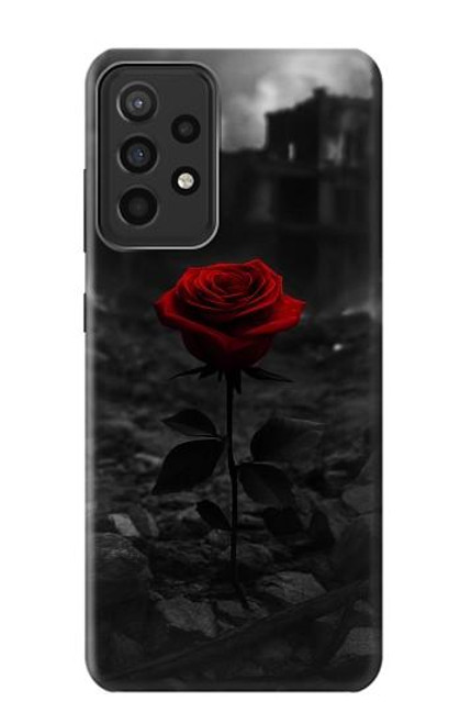 S4048 Ruines de roses rouges Etui Coque Housse pour Samsung Galaxy A52s 5G