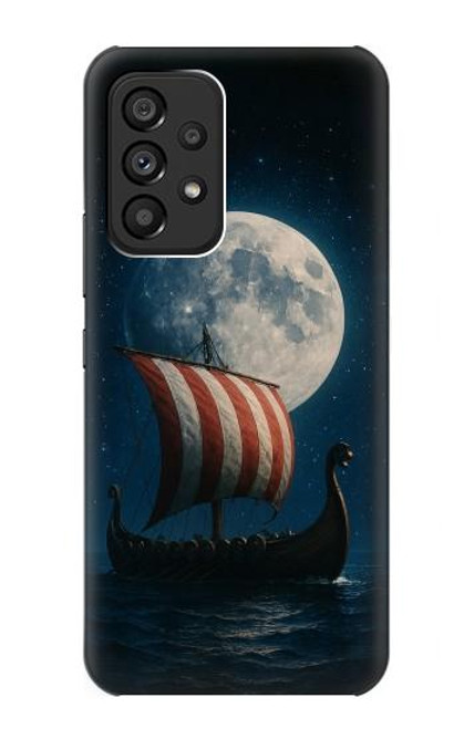 S4040 Navire de guerre viking Etui Coque Housse pour Samsung Galaxy A53 5G