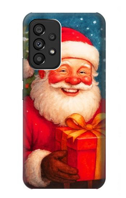 S4046 Joyeux Père Noël Etui Coque Housse pour Samsung Galaxy A53 5G