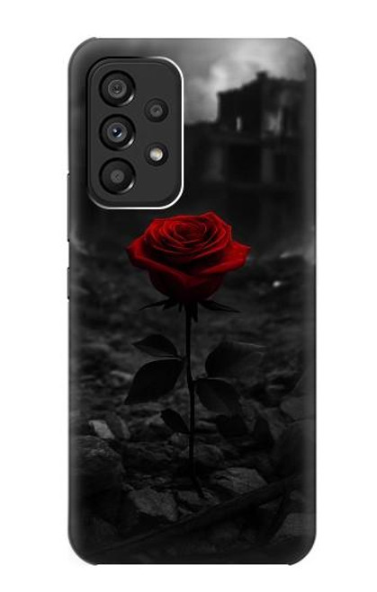 S4048 Ruines de roses rouges Etui Coque Housse pour Samsung Galaxy A53 5G
