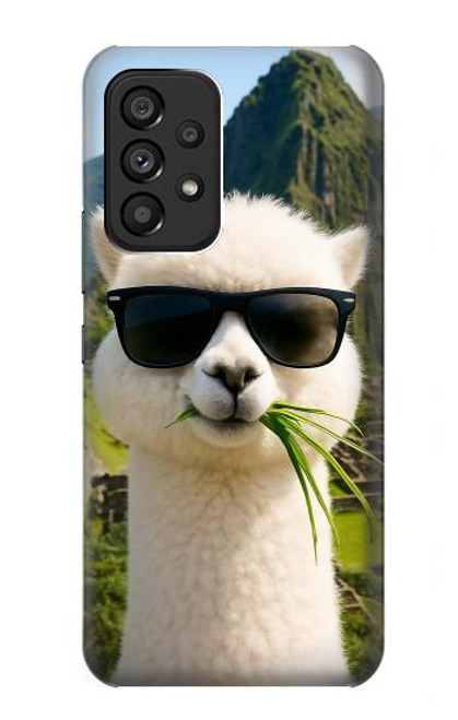 S4069 Lunettes de soleil alpaga Etui Coque Housse pour Samsung Galaxy A53 5G