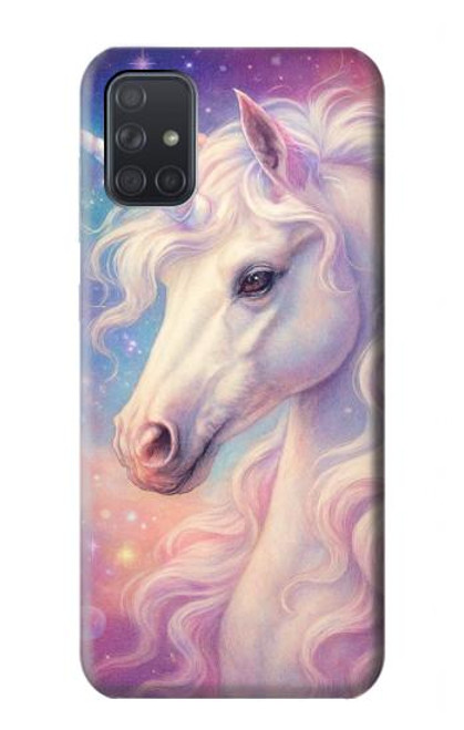 S4054 Licorne fantastique Etui Coque Housse pour Samsung Galaxy A71 5G