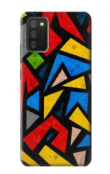 S4044 Art urbain abstrait Etui Coque Housse pour Samsung Galaxy A03S