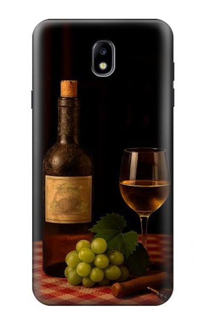 S4041 Vin de vieilles vignes Etui Coque Housse pour Samsung Galaxy J7 (2018), J7 Aero, J7 Top, J7 Aura, J7 Crown, J7 Refine, J7 Eon, J7 V 2nd Gen, J7 Star