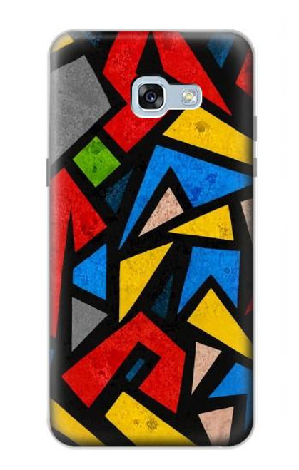 S4044 Art urbain abstrait Etui Coque Housse pour Samsung Galaxy A5 (2017)