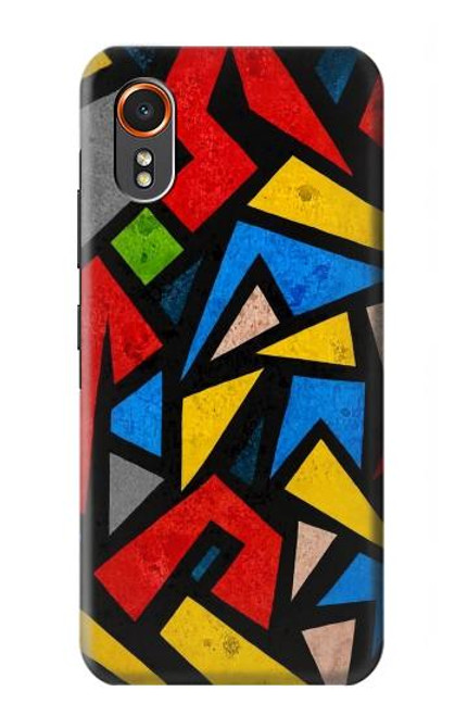S4044 Art urbain abstrait Etui Coque Housse pour Samsung Galaxy XCover7