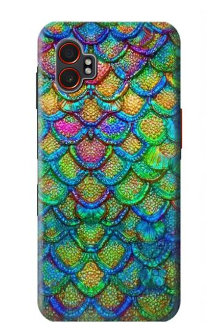 S4071 Écailles de sirène colorées Etui Coque Housse pour Samsung Galaxy XCover7 Pro