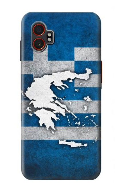 S4074 Le drapeau de la Grèce Etui Coque Housse pour Samsung Galaxy XCover7 Pro