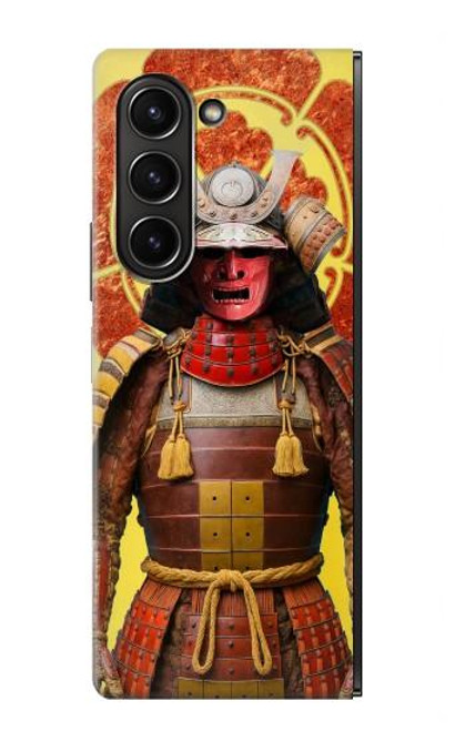 S4063 Armure de samouraï guerrier japonais Etui Coque Housse pour Samsung Galaxy Z Fold 5