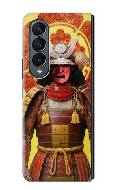 S4063 Armure de samouraï guerrier japonais Etui Coque Housse pour Samsung Galaxy Z Fold 4