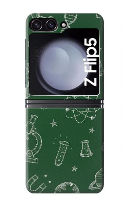 S4059 Graphisme scientifique sur tableau noir Etui Coque Housse pour Samsung Galaxy Z Flip 5
