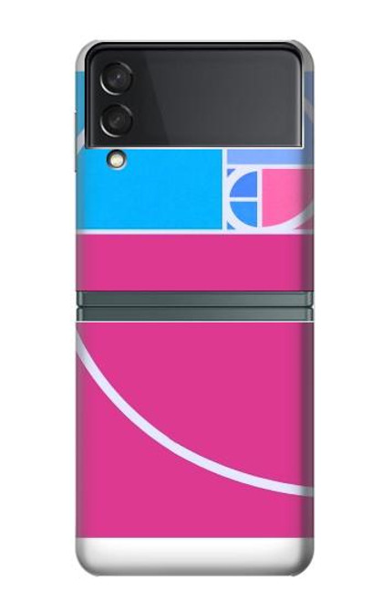 S4076 Spirale de Fibonacci et nombre d'or Etui Coque Housse pour Samsung Galaxy Z Flip 3 5G