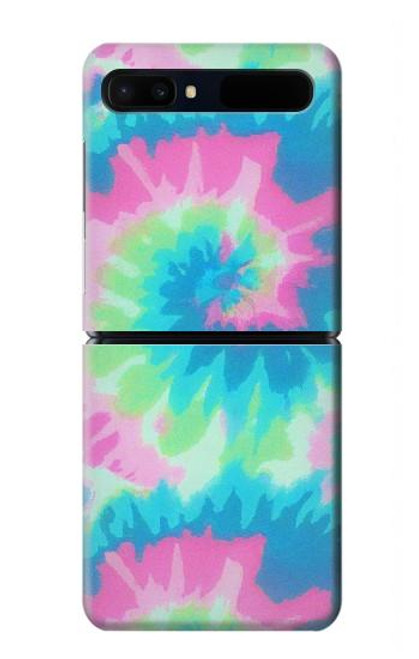 S4033 Typage tie-dye pastel Etui Coque Housse pour Samsung Galaxy Z Flip 5G