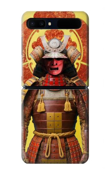 S4063 Armure de samouraï guerrier japonais Etui Coque Housse pour Samsung Galaxy Z Flip 5G