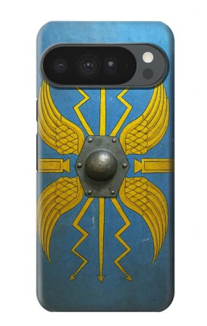 S4052 Bouclier romain bleu Etui Coque Housse pour Google Pixel 10 Pro XL