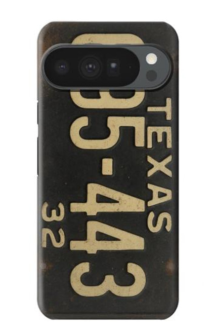 S4061 Plaque d'immatriculation vintage du Texas Etui Coque Housse pour Google Pixel 10 Pro XL