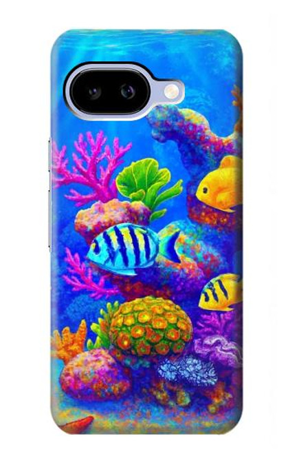 S4058 Aquarium coloré Etui Coque Housse pour Google Pixel 9a