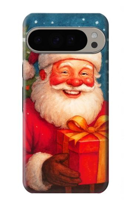 S4046 Joyeux Père Noël Etui Coque Housse pour Google Pixel 9 Pro XL
