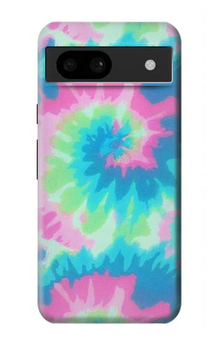 S4033 Typage tie-dye pastel Etui Coque Housse pour Google Pixel 8a