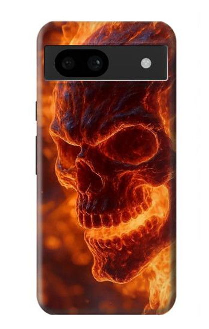 S4062 Crâne de feu Etui Coque Housse pour Google Pixel 8a