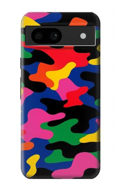 S4072 Camouflage coloré Etui Coque Housse pour Google Pixel 8a