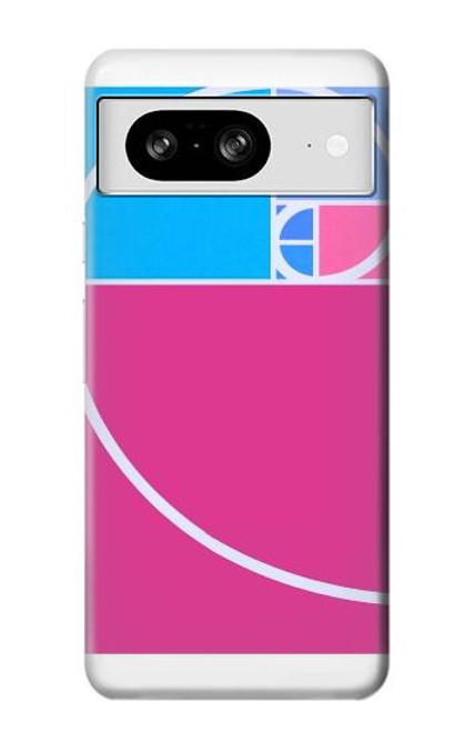 S4076 Spirale de Fibonacci et nombre d'or Etui Coque Housse pour Google Pixel 8