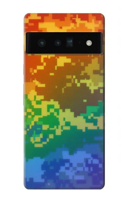 S4047 Camouflage LGBTQ Etui Coque Housse pour Google Pixel 6 Pro