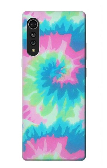 S4033 Typage tie-dye pastel Etui Coque Housse pour LG Velvet
