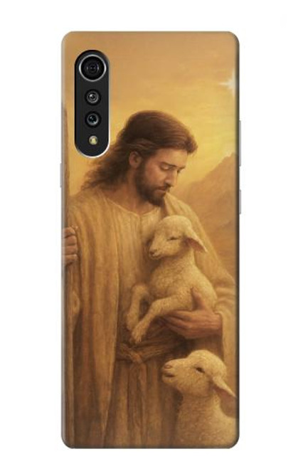 S4042 Jésus miséricordieux Etui Coque Housse pour LG Velvet