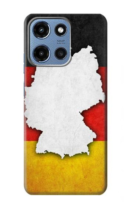 S4055 Drapeau allemand Etui Coque Housse pour Motorola Moto G 5G (2025)