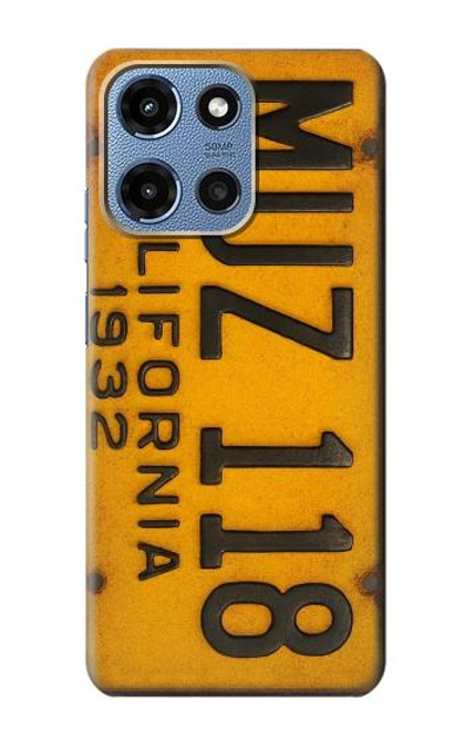 S4060 Plaque d'immatriculation vintage de Californie Etui Coque Housse pour Motorola Moto G 5G (2025)