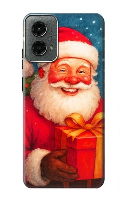 S4046 Joyeux Père Noël Etui Coque Housse pour Motorola Moto G 5G (2024)