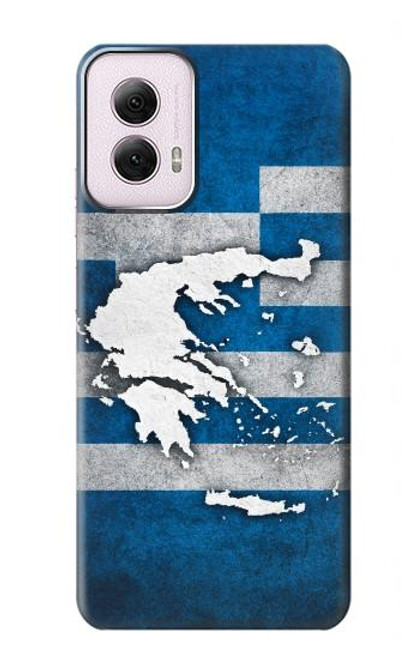 S4074 Le drapeau de la Grèce Etui Coque Housse pour Motorola Moto G Power 5G (2024)