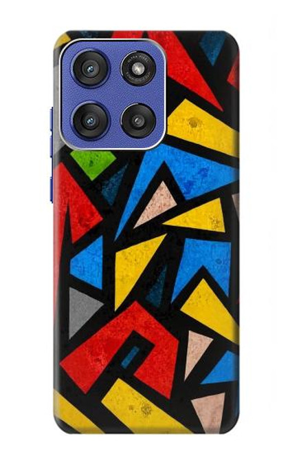S4044 Art urbain abstrait Etui Coque Housse pour Motorola Moto G Stylus 5G (2025), Edge 60 Stylus