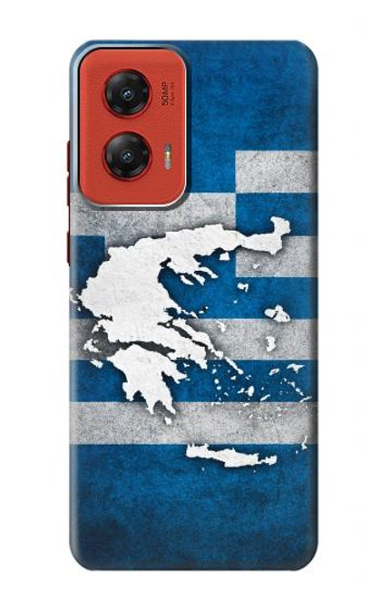 S4074 Le drapeau de la Grèce Etui Coque Housse pour Motorola Moto G Stylus 5G (2024)