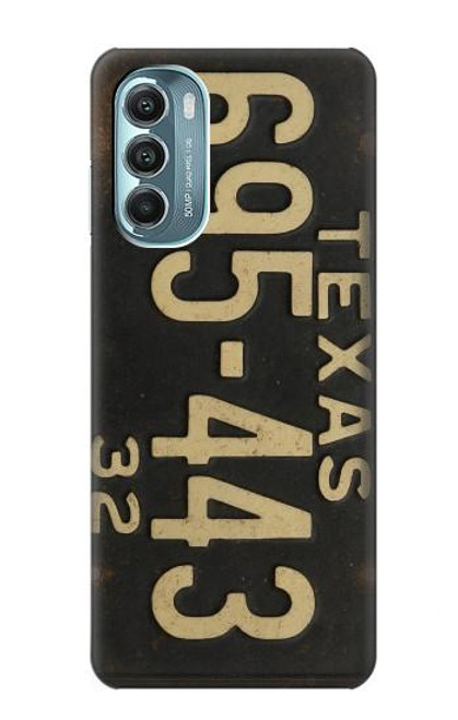 S4061 Plaque d'immatriculation vintage du Texas Etui Coque Housse pour Motorola Moto G Stylus 5G (2022)
