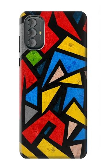 S4044 Art urbain abstrait Etui Coque Housse pour Motorola Moto G Power 2022, G Play 2023