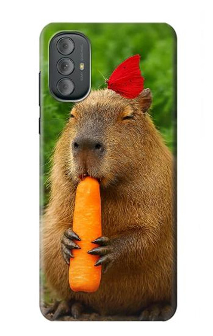 S4068 Papillon capybara Etui Coque Housse pour Motorola Moto G Power 2022, G Play 2023