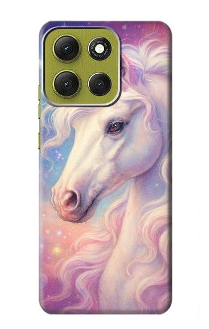 S4054 Licorne fantastique Etui Coque Housse pour Motorola Moto G86