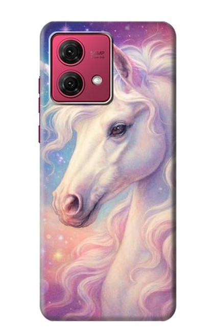 S4054 Licorne fantastique Etui Coque Housse pour Motorola Moto G84