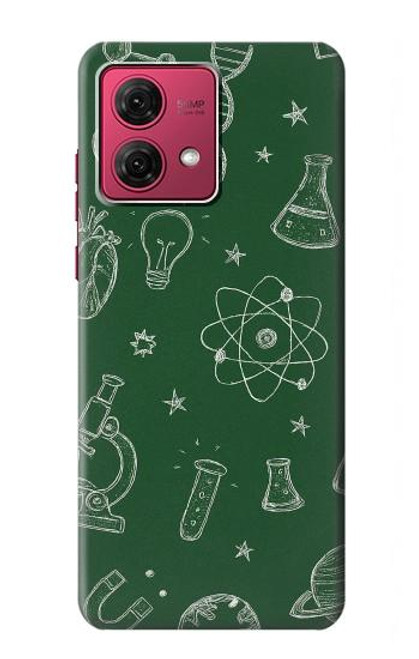 S4059 Graphisme scientifique sur tableau noir Etui Coque Housse pour Motorola Moto G84